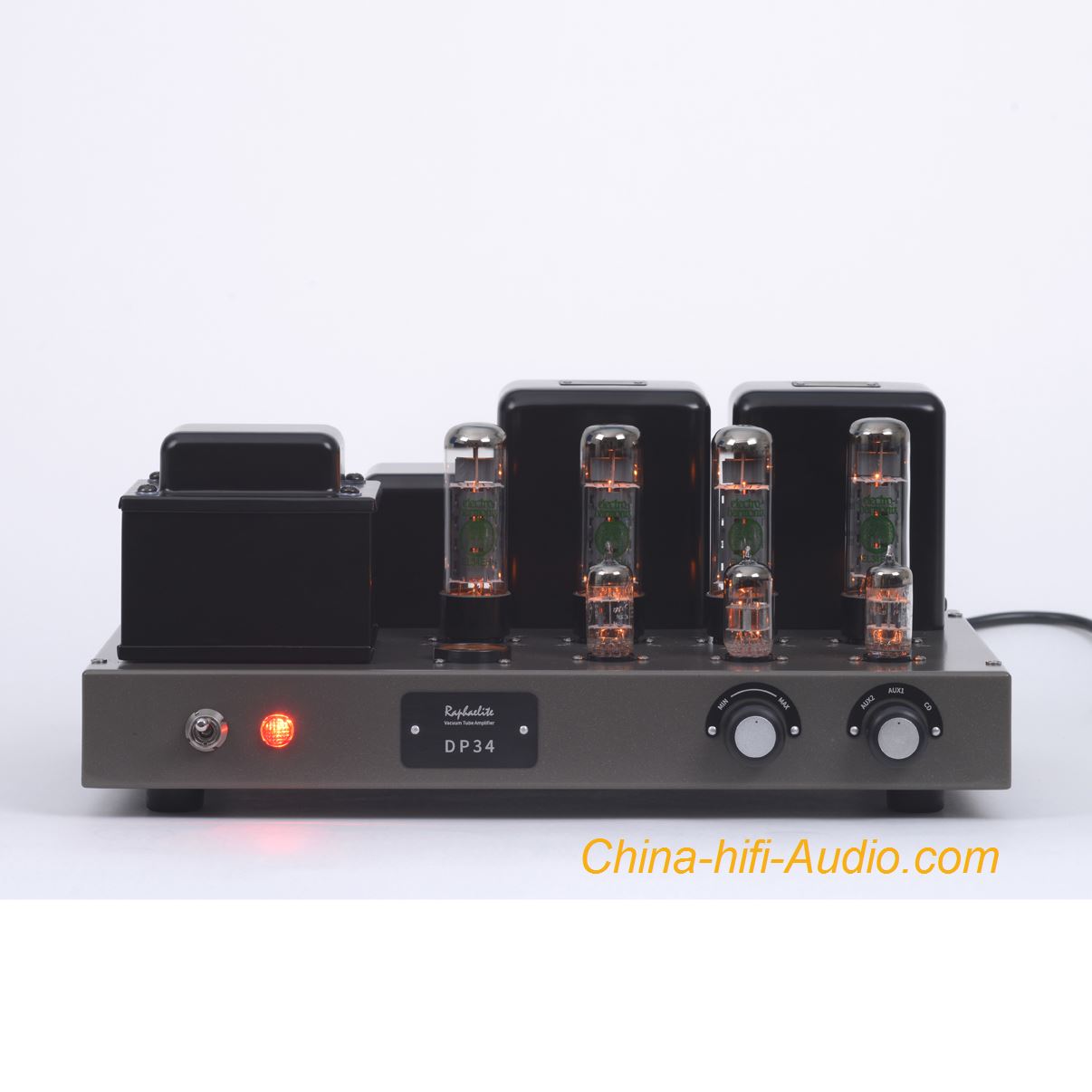 Raphaelite DP34 EL34x4 integrated amplifier HiFi audio stereo tube amp push-pull - Click Image to Close